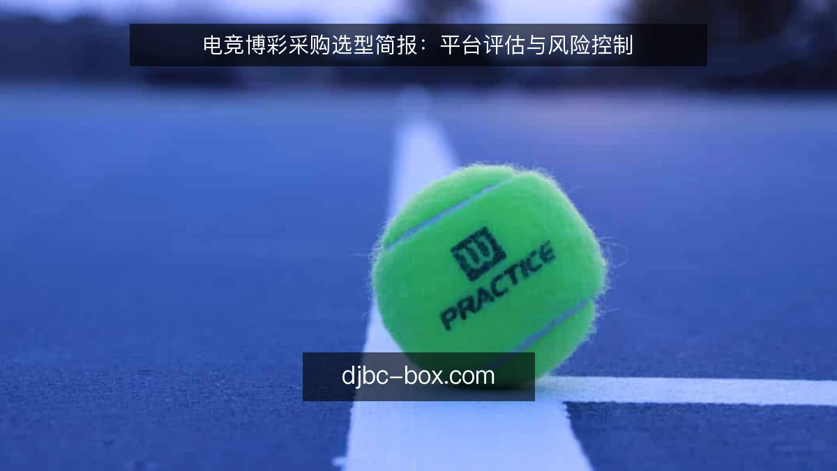 电竞博彩采购选型简报：平台评估与风险控制