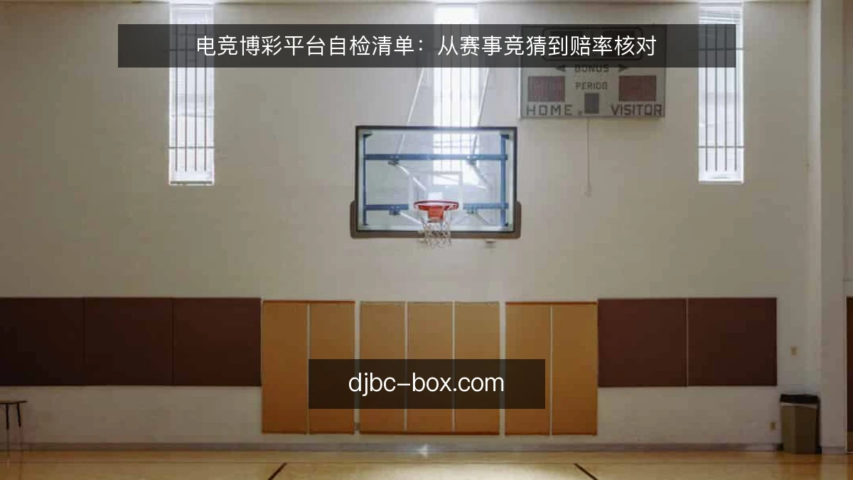 电竞博彩平台自检清单：从赛事竞猜到赔率核对